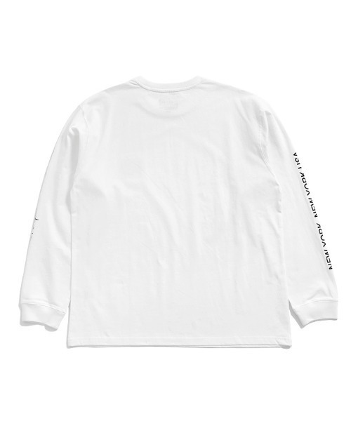 Manhattan Portage（マンハッタンポーテージ）の「Long Sleeve Print T-Shirt（Tシャツ/カットソー・メンズ・ブラック/ホワイト/ブルー/ターコイズブルー/チャコールグレー・SMALL/MEDIUM/LARGE/X-LARGE）」の6枚目の写真