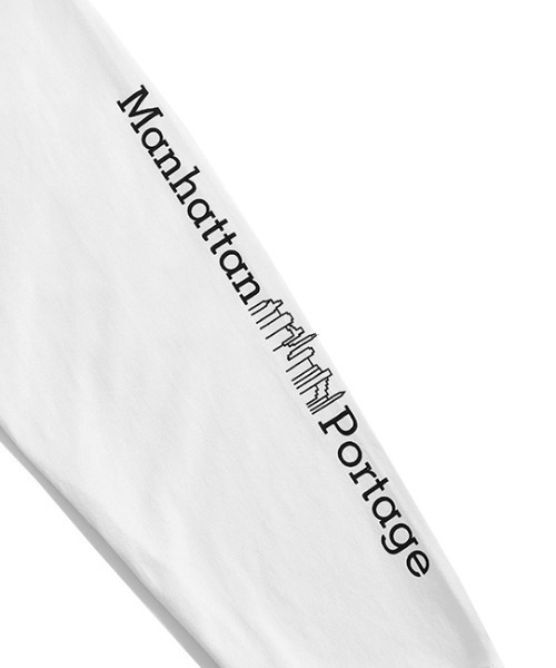 Manhattan Portage（マンハッタンポーテージ）の「Long Sleeve Print T-Shirt（Tシャツ/カットソー・メンズ・ブラック/ホワイト/ブルー/ターコイズブルー/チャコールグレー・SMALL/MEDIUM/LARGE/X-LARGE）」の9枚目の写真