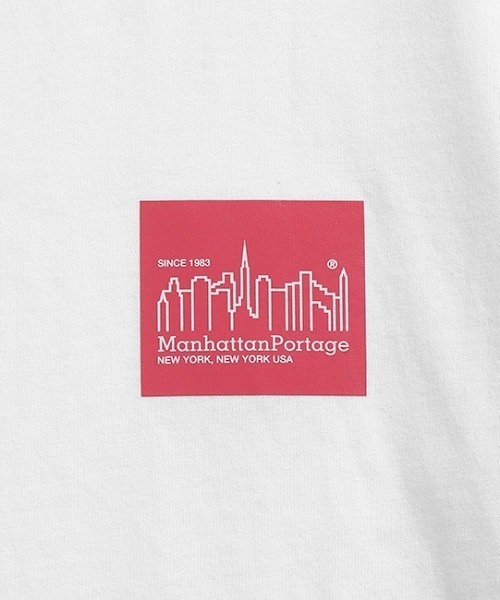 Manhattan Portage（マンハッタンポーテージ）の「Long Sleeve Print T-Shirt（Tシャツ/カットソー・メンズ・ブラック/ホワイト/ブルー/ターコイズブルー/チャコールグレー・SMALL/MEDIUM/LARGE/X-LARGE）」の11枚目の写真