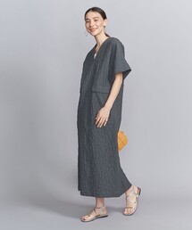BEAUTY&YOUTH UNITED ARROWS | ジャカード Vネック ワンピース(ワンピース)