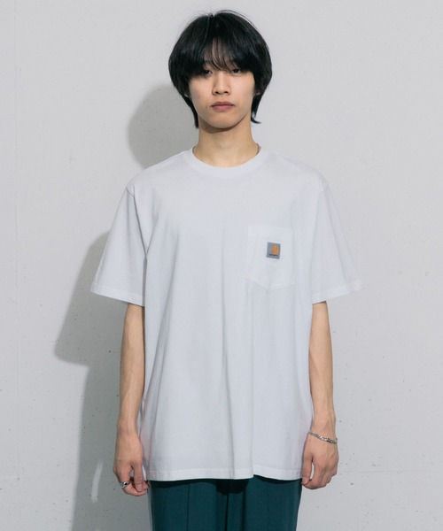 Carhartt（カーハート）の「carhartt　SHORT-SLEEVE POCKET T-SHIRTS（Tシャツ/カットソー・メンズ・ブルー/ブラック/ホワイト・MEDIUM/LARGE）」の7枚目の写真