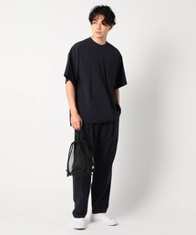 Grand PARK | ストレッチ素材セットアップ上下+メッシュバッグ 3点セット(Tシャツ/カットソー)