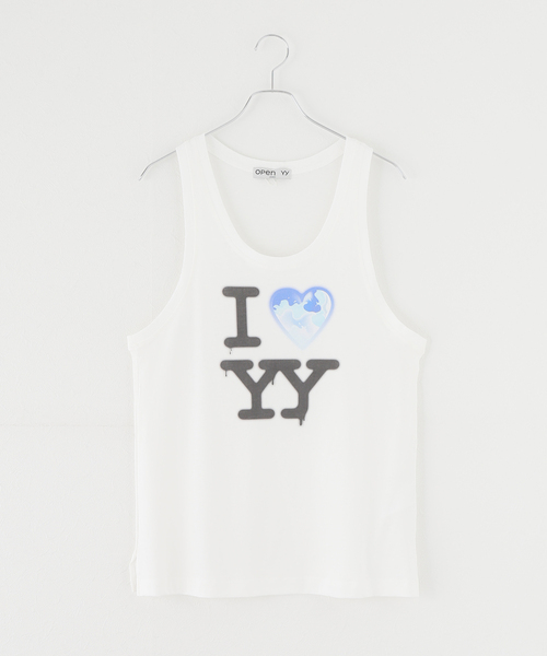 セール】【OPEN YY / オープンワイワイ】 I LOVE YY SLEEVELESS