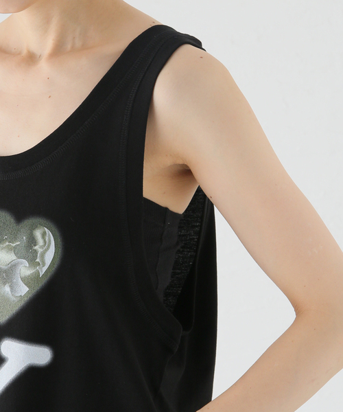 セール】【OPEN YY / オープンワイワイ】 I LOVE YY SLEEVELESS