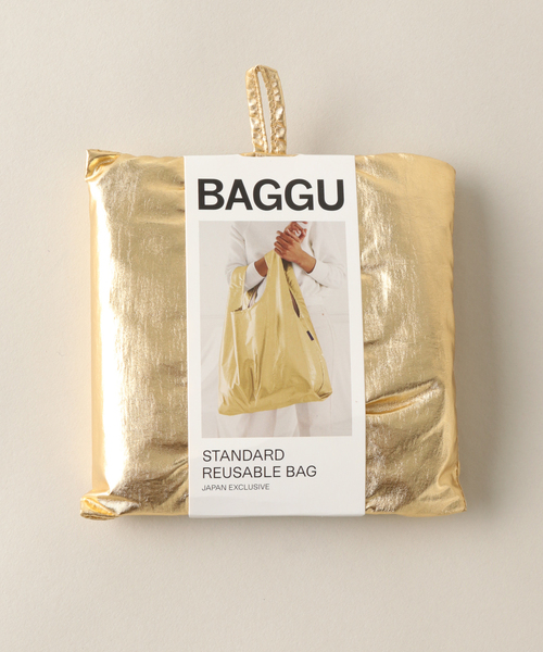 U by SPICK&SPAN（ユーバイスピックアンドスパン）の「【BAGGU/バグゥ】 Standard Baggu Metallic（ハンドバッグ・レディース・ゴールド・FREE）」の8枚目の写真