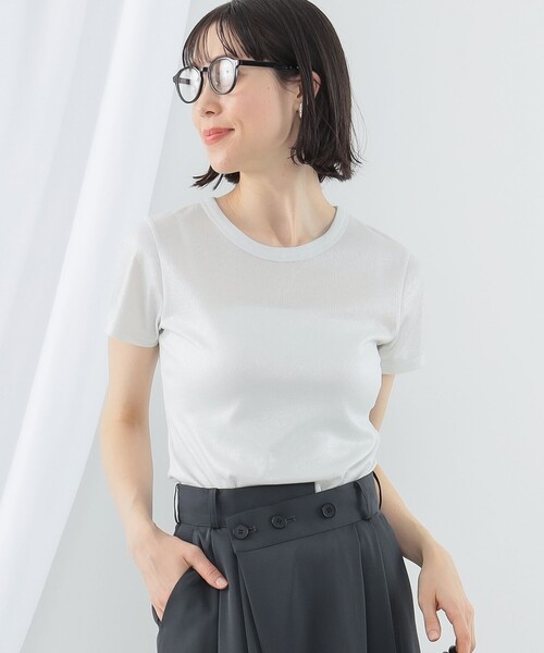 セール】Ray BEAMS / 箔 プリント リブ Tシャツ(Tシャツ セール】Ray BEAMS / 箔 プリント リブ Tシャツ(Tシャツ