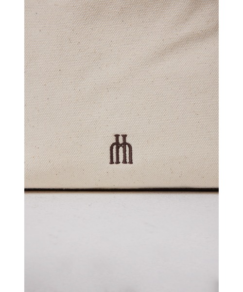 Her lip to Trois Logo Canvas Bag