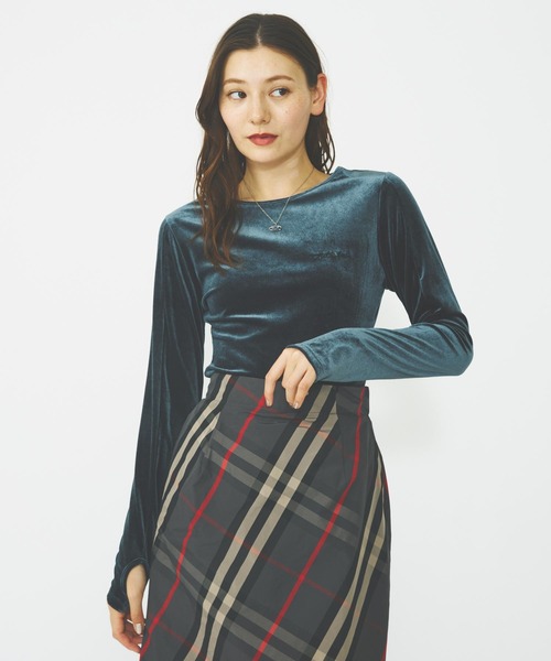 MILKFED.（ミルクフェド）の「PLAID LONG SKIRT（スカート・レディース・オリーブ/チャコール・ONE SIZE）」の15枚目の写真
