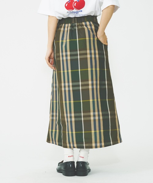 【非売品】MILKFED ミルクフェド　ロングスカート MILKFED. スカート ミルクフェド MILKFED PLAID PATCHWORK SKIRT