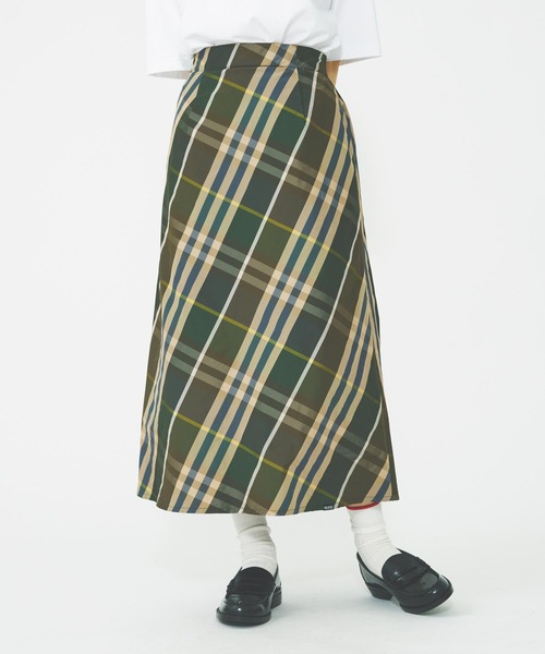 セール】PLAID LONG SKIRT（スカート）｜MILKFED.（ミルクフェド
