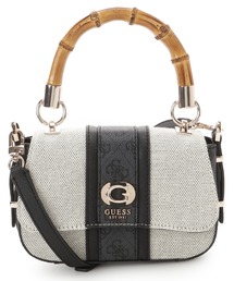 Guess | KERIMA Bamboo Mini Top Handle Flap ショルダーバッグ レディース(ショルダーバッグ)