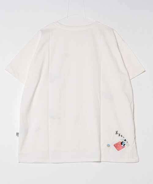 Quelle Chance(ケルシャンス)の「Quelle chance ゆるネコタクサンシシュウプルオーバー(Tシャツ/カットソー・レディース・ネイビー系/チャコールグレー/オフホワイト・L)」の4枚目の写真