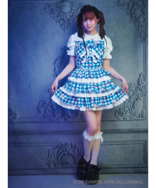 未使用級☆Jamie ジェイミーエーエヌケー ハローキティ ティアードスカート 未使用級☆Jamie ジェイミーエーエヌケー ハローキティ