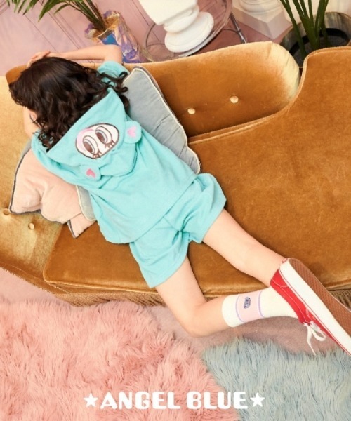 ルームウェア・パジャマ papier Verybrain jacket pale blue ルームウェア・パジャマ papier Verybrain jacket pale blue KID