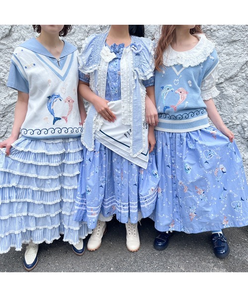 ピンクハウス イルカ コサージュ PINK HOUSE（ピンクハウス）の「いるかコサージュ（ブローチ
