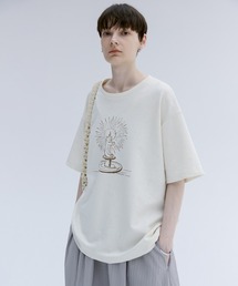 【tageechita】ハンドドローイングキャンドルTシャツ