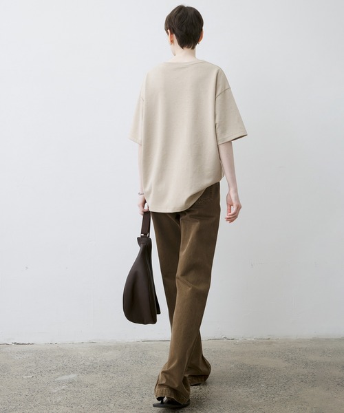 tageechita（タジチタ）の「【tageechita】ハンドドローイングキャンドルTシャツ（Tシャツ/カットソー・レディース・ベージュ/オフホワイト・S/M/L）」の20枚目の写真