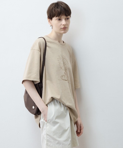tageechita（タジチタ）の「【tageechita】ハンドドローイングキャンドルTシャツ（Tシャツ/カットソー・レディース・ベージュ/オフホワイト・S/M/L）」の14枚目の写真