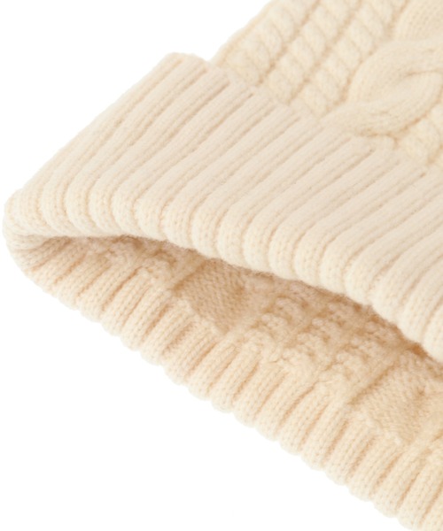 Candy Stripper（キャンディストリッパー）の「CND DEVIL EAR ビーニー（ニットキャップ/ビーニー・レディース・アイボリー/ブラック・FREE）」の13枚目の写真