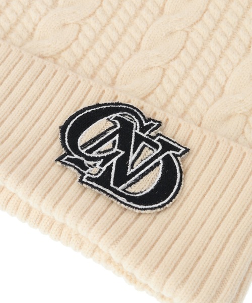 Candy Stripper（キャンディストリッパー）の「CND DEVIL EAR ビーニー（ニットキャップ/ビーニー・レディース・アイボリー/ブラック・FREE）」の14枚目の写真