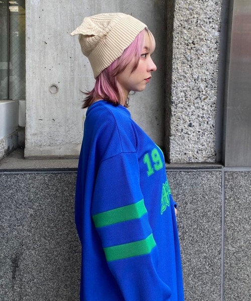 Candy Stripper（キャンディストリッパー）の「CND DEVIL EAR ビーニー（ニットキャップ/ビーニー・レディース・アイボリー/ブラック・FREE）」の19枚目の写真