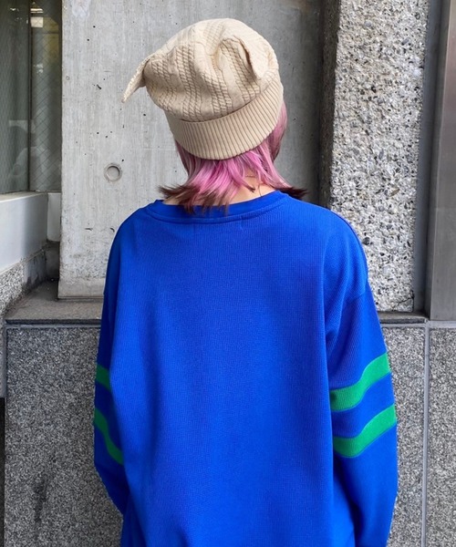 Candy Stripper（キャンディストリッパー）の「CND DEVIL EAR ビーニー（ニットキャップ/ビーニー・レディース・アイボリー/ブラック・FREE）」の20枚目の写真