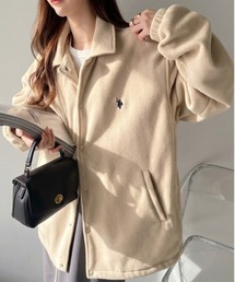 U.S. POLO ASSN. フリース素材 コーチジャケット
