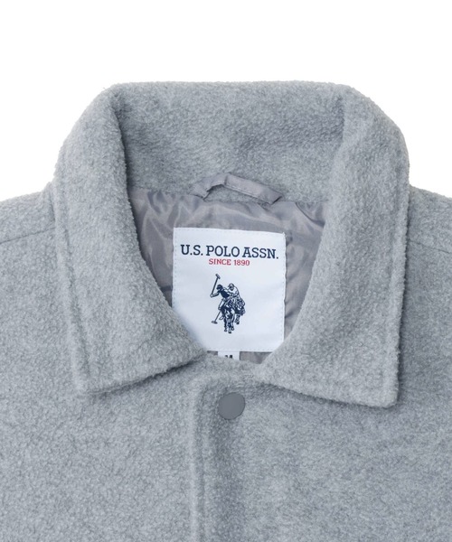 U.S. POLO ASSN.(ユーエスポロアッスン)の「U.S. POLO ASSN. フリース素材 コーチジャケット(ブルゾン・レディース・グレー/ベージュ/ネイビー/ブラック・M/L)」の18枚目の写真