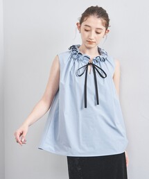 UNITED ARROWS | オーガンジーフリル ノースリーブブラウス(シャツ/ブラウス)