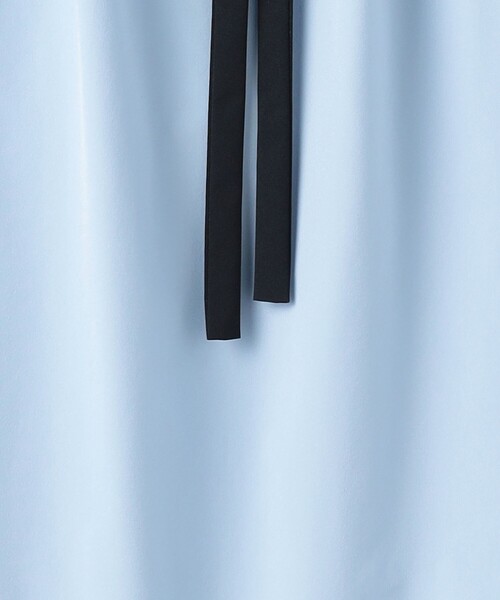 UNITED ARROWS（ユナイテッドアローズ）の「オーガンジーフリル ノースリーブブラウス（シャツ/ブラウス・レディース・ネイビー/オフホワイト/その他1・FREE）」の19枚目の写真