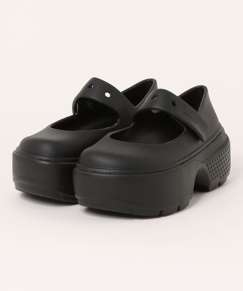 クロックス ストンプ メリージェーン / ブラック 209939-060 crocs Stomp Mary Jane Black/Black （クロックス ストンプ