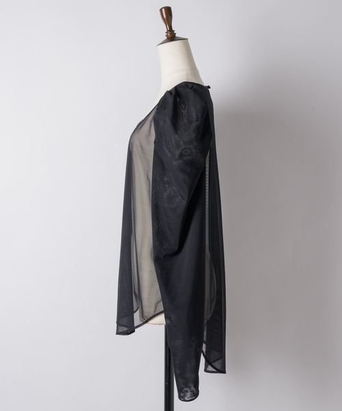 【セール】タックパフスリーブチュールTOPS（シャツ/ブラウス）｜LA BELLE ETUDE（ラベルエチュード）