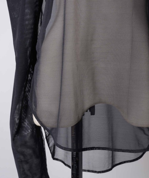 【セール】タックパフスリーブチュールTOPS（シャツ/ブラウス）｜LA BELLE ETUDE（ラベルエチュード）