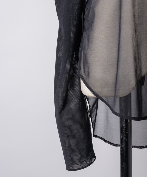 【セール】タックパフスリーブチュールTOPS（シャツ/ブラウス）｜LA BELLE ETUDE（ラベルエチュード）