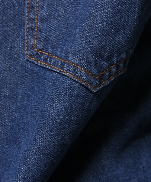 CIAOPANIC（チャオパニック）の「【Ciaopanic】　デニムレギュラーカラーSH（シャツ/ブラウス・メンズ・インディゴブルー/ブルー・LARGE/MEDIUM）」の11枚目の写真