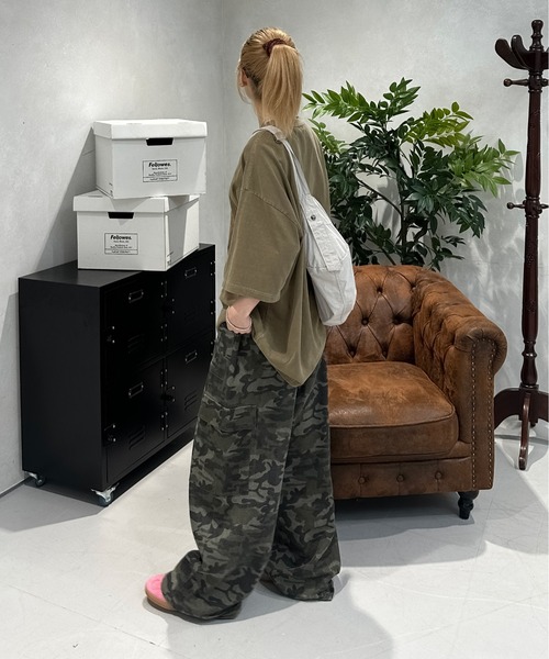 sedacle（セダクル）の「ピグメントロゴT（Tシャツ/カットソー・メンズ・チャコールグレー/ブラウン・SMALL/MEDIUM/LARGE）」の19枚目の写真