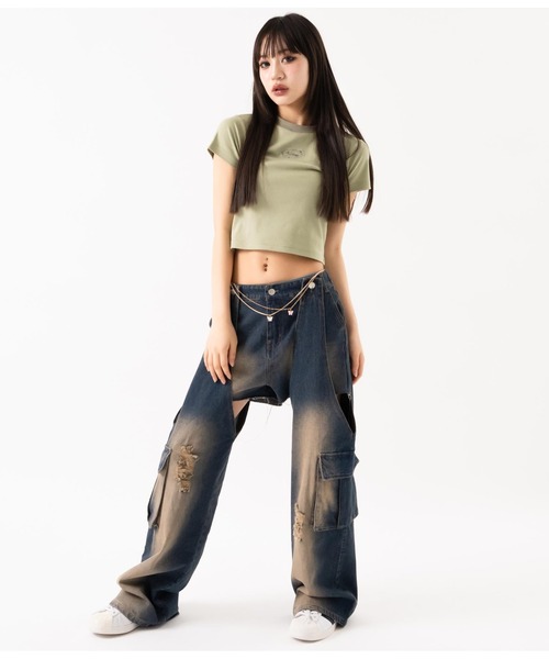 ANAP GｉRL（アナップガール）の「【ティーンズライン】バタフライチェーンベルト2個SET（ベルト・キッズ・ゴールド・FREE）」の16枚目の写真