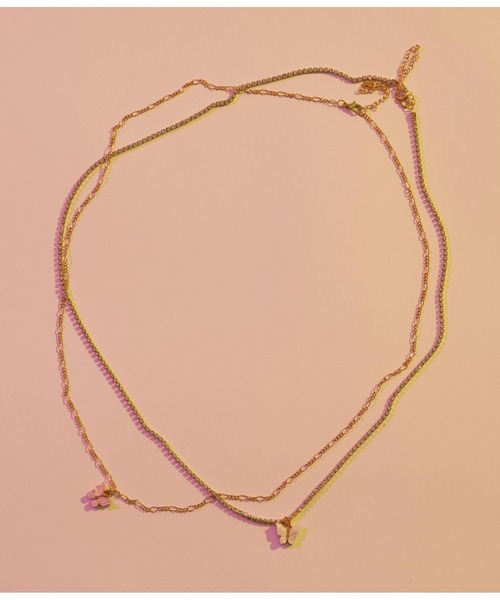 ANAP GｉRL（アナップガール）の「【ティーンズライン】バタフライチェーンベルト2個SET（ベルト・キッズ・ゴールド・FREE）」の7枚目の写真