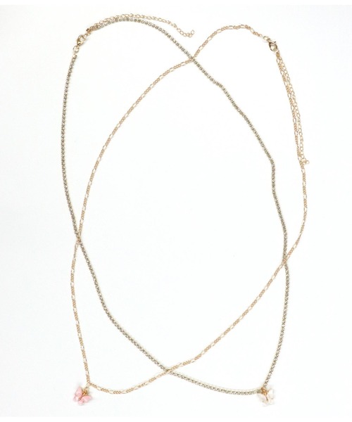 ANAP GｉRL（アナップガール）の「【ティーンズライン】バタフライチェーンベルト2個SET（ベルト・キッズ・ゴールド・FREE）」の8枚目の写真