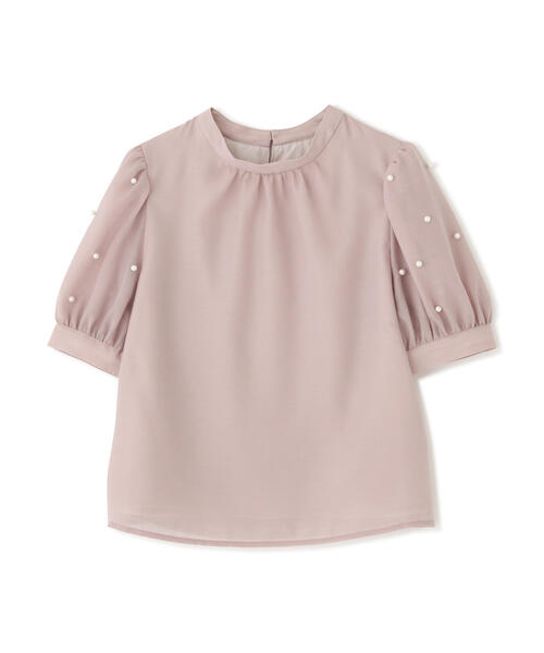 PROPORTION BODY DRESSING(プロポーションボディドレッシング)の「袖パール付きブラウス / 1214210805(シャツ/ブラウス・レディース・ホワイト系その他/ベージュ/ブラック・FREE)」の16枚目の写真