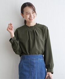 【雑誌InRed web10月号掲載】襟フリル2WAYブラウス