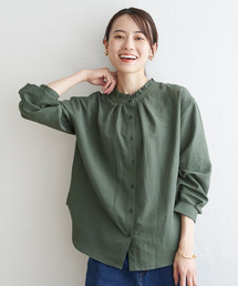 【雑誌InRed web10月号掲載】襟フリル2WAYブラウス