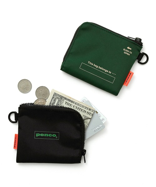 PENCO(ペンコ)の「penco ペンコ Lパース カード コインケース ミニ財布 小銭入れ ファスナーポーチ(コインケース・メンズ・オレンジ/ブラック/ダークグリーン/ベージュ/ネイビー・FREE)」の10枚目の写真