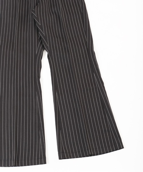 kimhekim フレアパンツ ストライプ kimhekim フレアパンツ ストライプ
