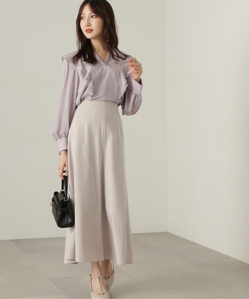 PROPORTION BODY DRESSING(プロポーションボディドレッシング)の「フェイクスエードマーメイドスカート / 1214220904(スカート・レディース・ホワイト系その他/レッド・SMALL/MEDIUM)」の3枚目の写真