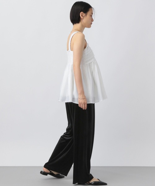 A part by（アパートバイ）の「ベロアイージーパンツ（その他パンツ・レディース・ブラック/ピンク系その他2・FREE）」の10枚目の写真