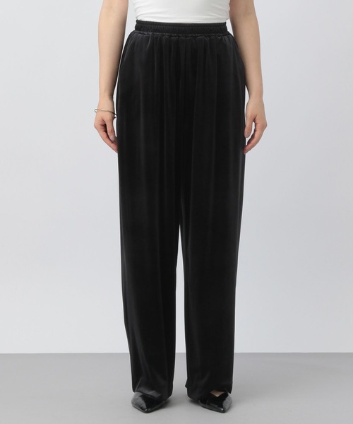 A part by（アパートバイ）の「ベロアイージーパンツ（その他パンツ・レディース・ブラック/ピンク系その他2・FREE）」の17枚目の写真