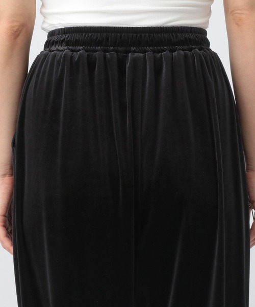 A part by（アパートバイ）の「ベロアイージーパンツ（その他パンツ・レディース・ブラック/ピンク系その他2・FREE）」の20枚目の写真