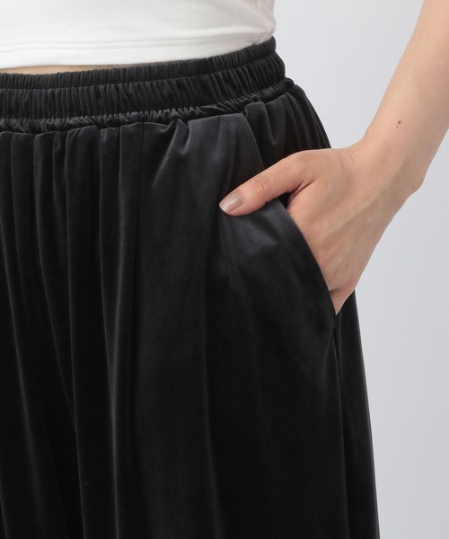 A part by（アパートバイ）の「ベロアイージーパンツ（その他パンツ・レディース・ブラック/ピンク系その他2・FREE）」の22枚目の写真