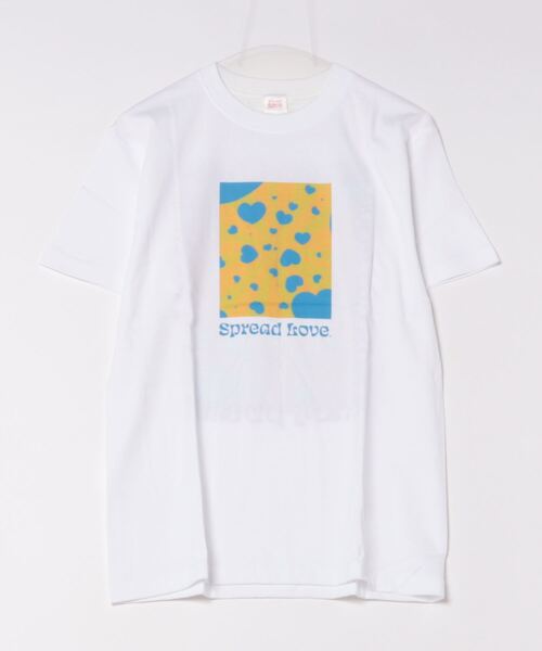 ARCHIVER(アーカイバ)の「【8】【it】【Spread Love】オリジナルプリント S/S T(Tシャツ/カットソー・レディース・ホワイト/ブラック・LARGE/MEDIUM/SMALL)」の2枚目の写真